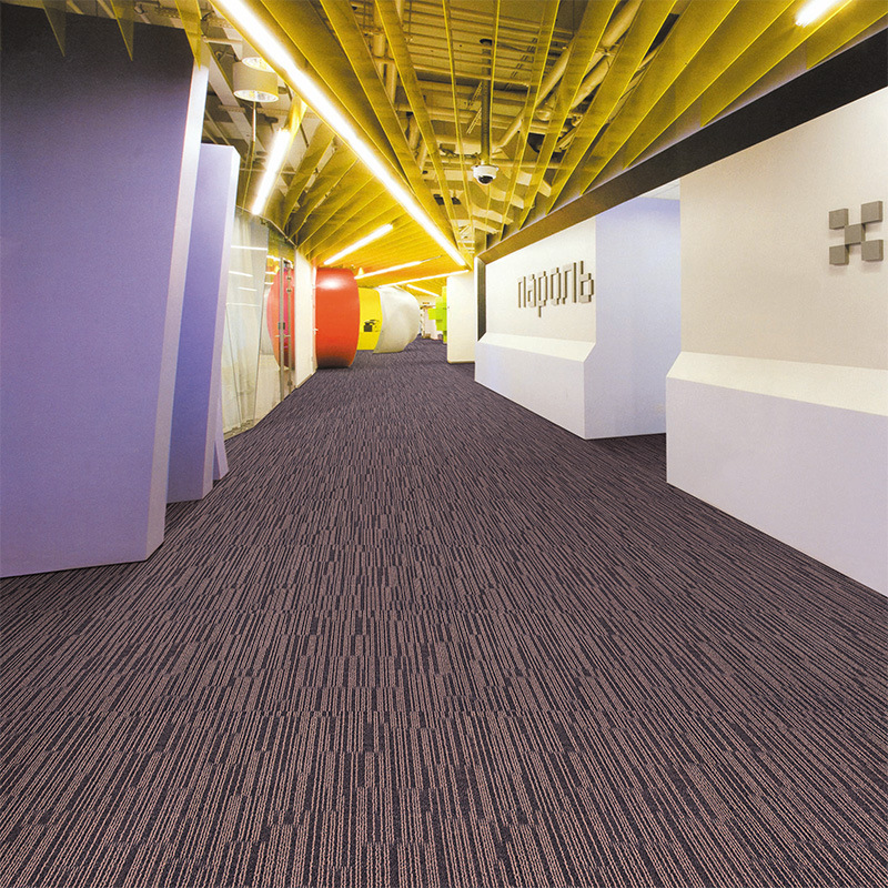 办公室方块地毯拼接丙纶pvc底会议室写字楼商用满铺地毯地垫