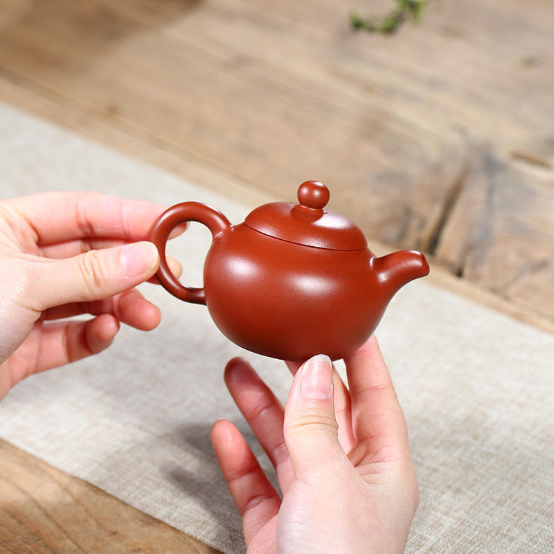 采购2021夏百信紫砂壶宜兴厂家礼品定制周恋原矿民国绿泥花货青蛙荷趣