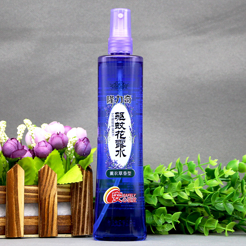 隆力奇花露水195ml 驱蚊蛇胆金银花祛痱止痒夏季不叮清香批发正品