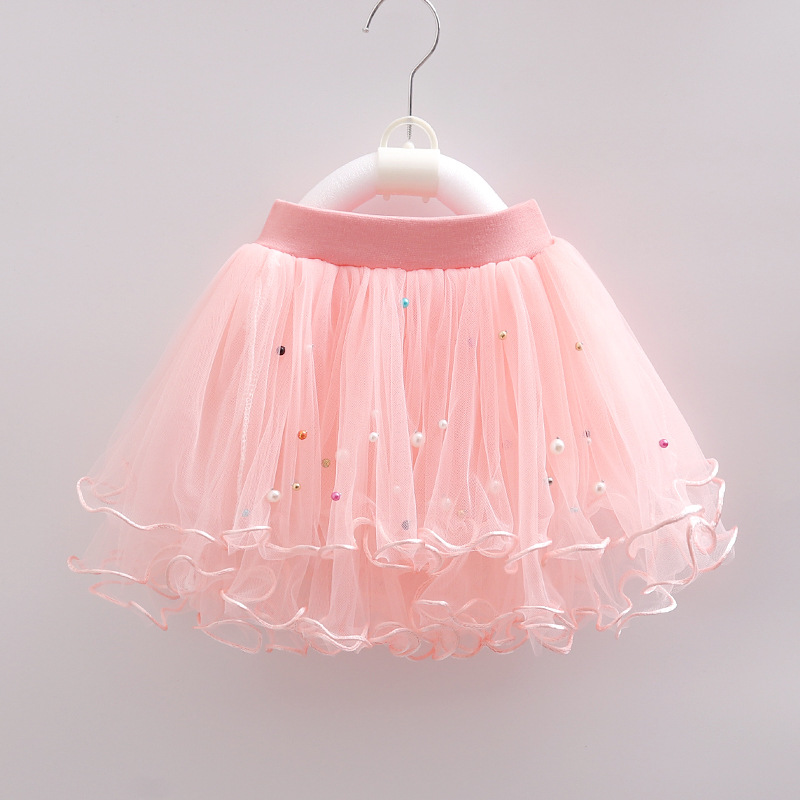 Spring, Autumn and Winter Baby Gauze Skirt Pettiskirt Princess Dress Cake Dress Little Girl Baby Skirt Versatile Short Skirt Children's Clothing