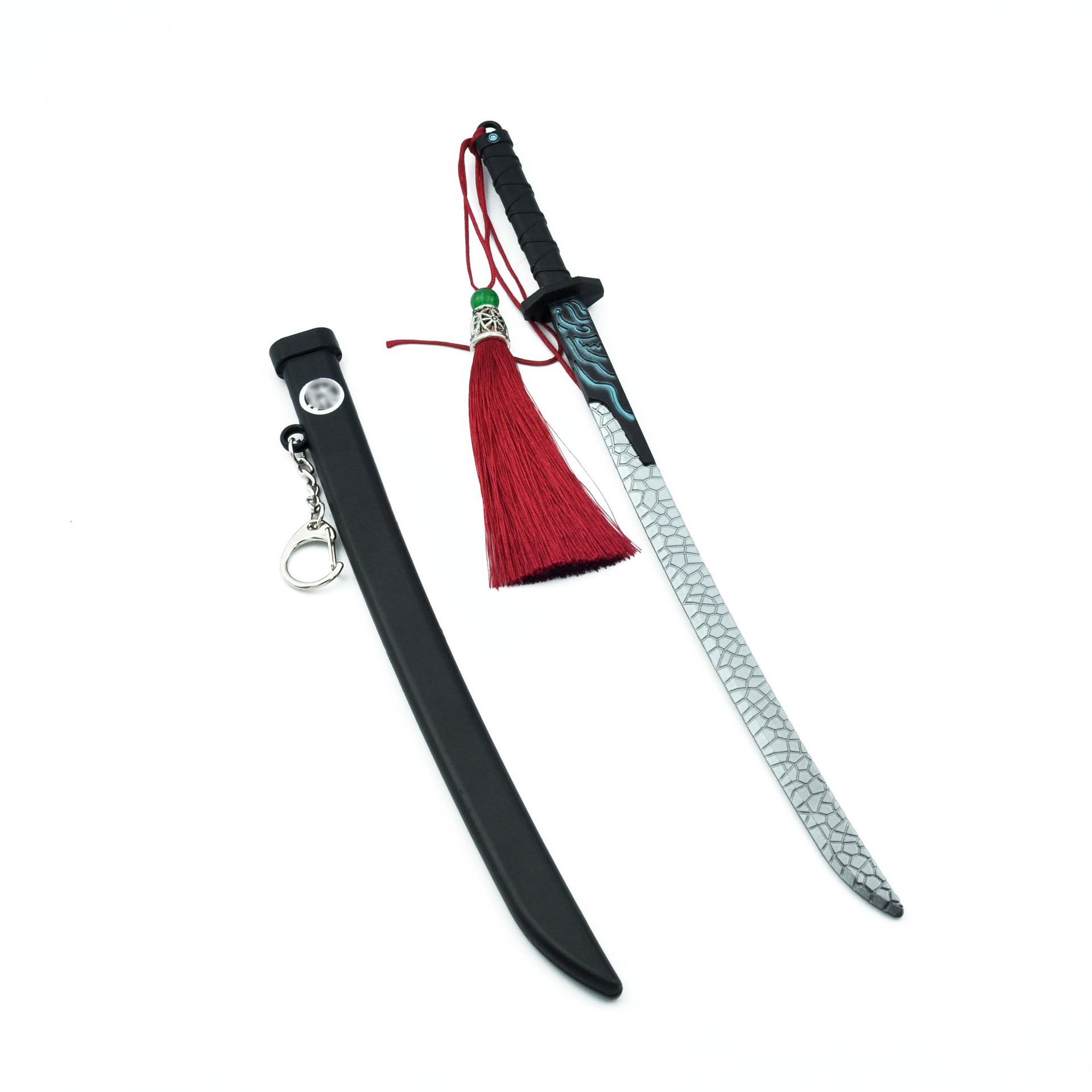 刺客魔刀千刃玩具合金武器567周边73厘米阿七剪刀梅花镖伍五六七