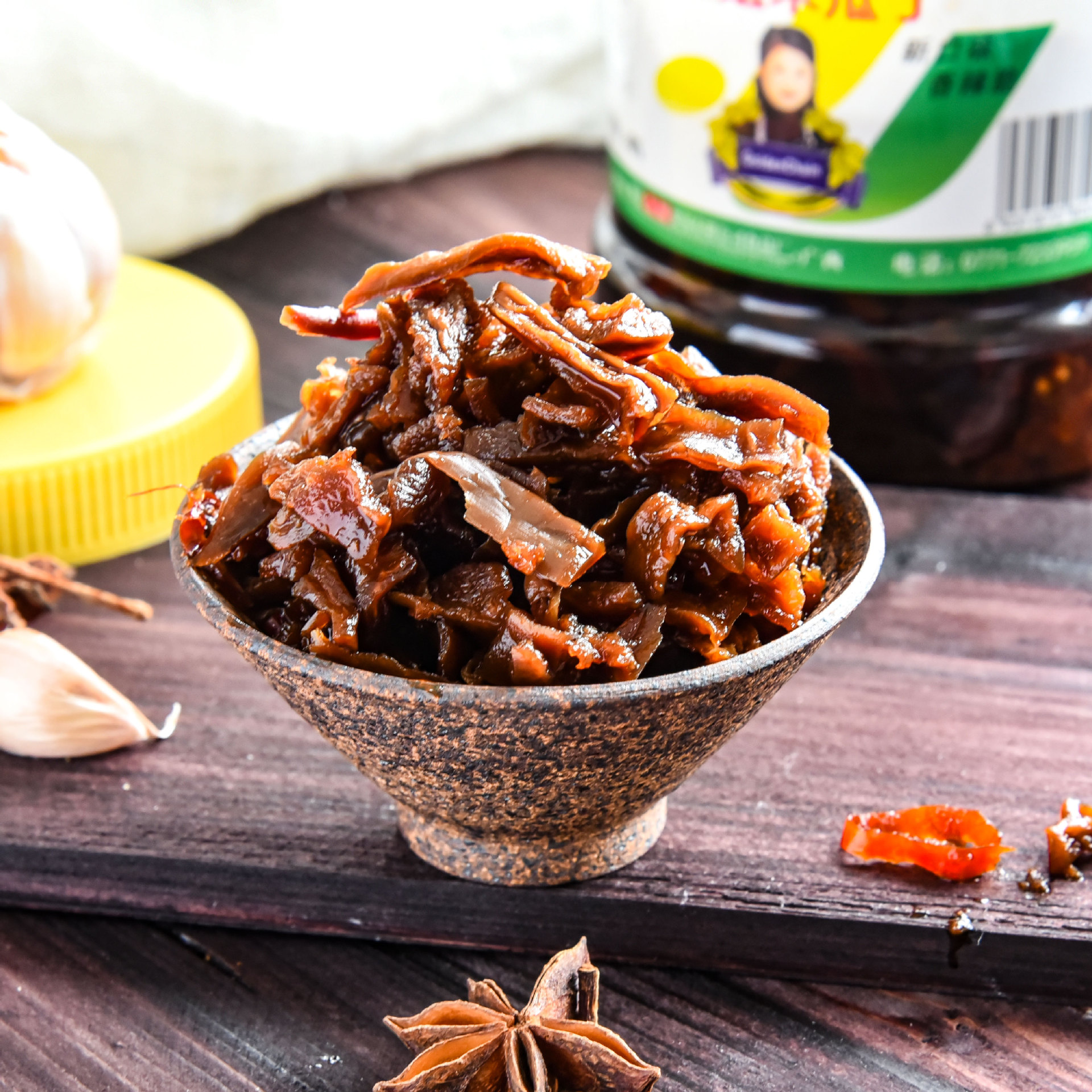 金姐 原味木瓜丁750g 50g 木瓜丝干广西木瓜干酱菜爽口下饭菜瓶装