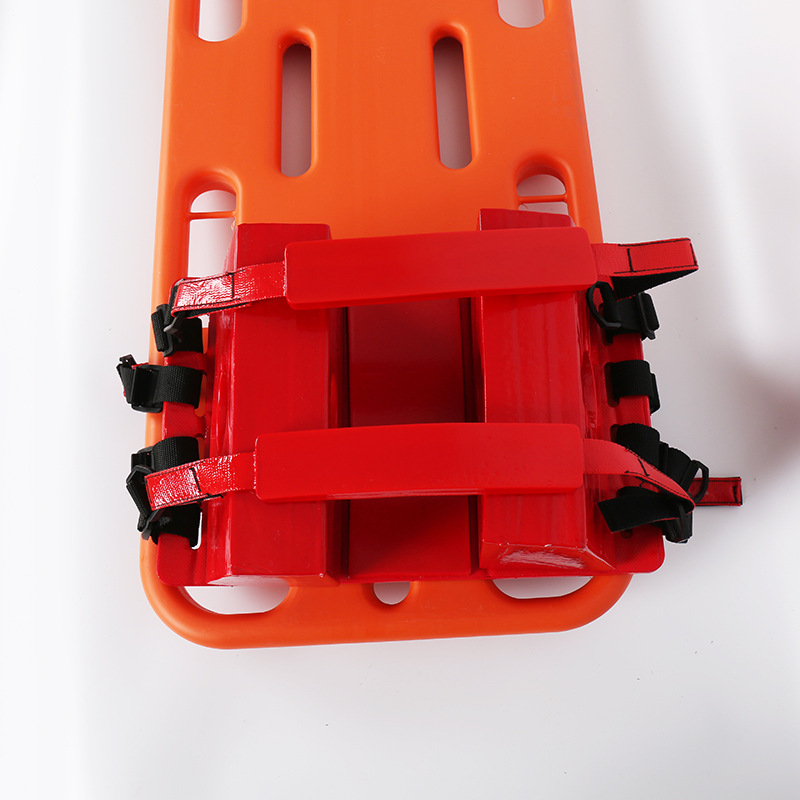 铲式担架板式塑料担架配套用头部固定器 紧急救援护头固定器