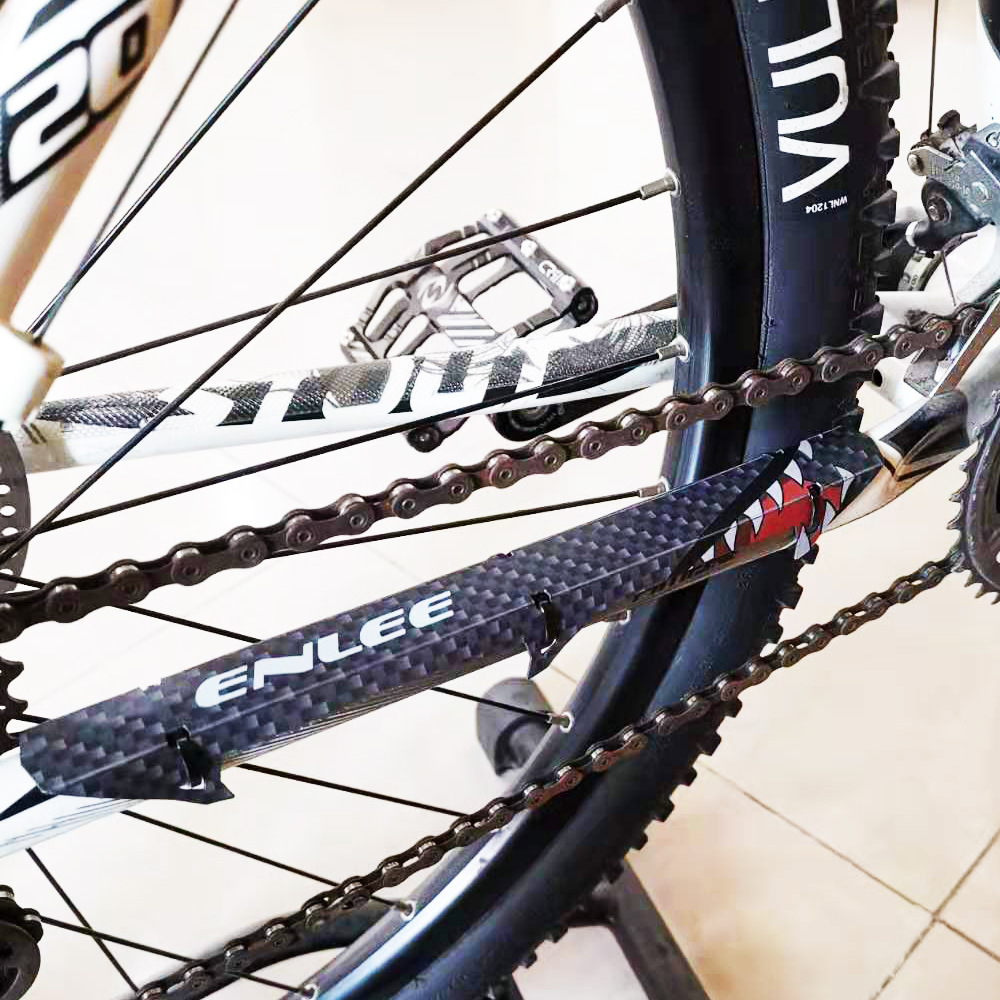 自行车车护链贴车架保护罩耐磨硬质护链 防止链条磕碰车架保护套