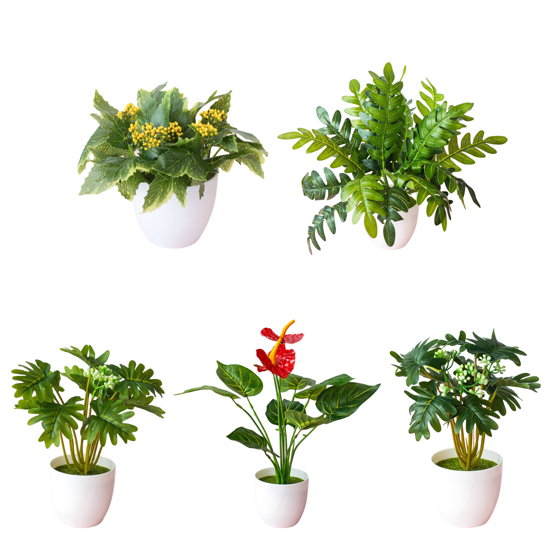 假花绿植盆栽插花叶子墙面装饰绿叶植物墙绿植墙配材仿真绿萝