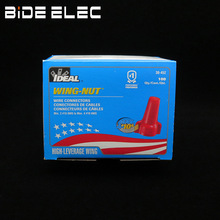 美国理想IDEAL452红色扭接式导线连接器Wing-Nut接线端子盒装