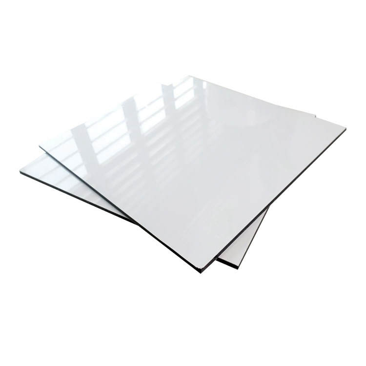 雅泰建材 铝塑板4mm21丝 高光白铝塑板外墙 塑铝板 铝塑板加工