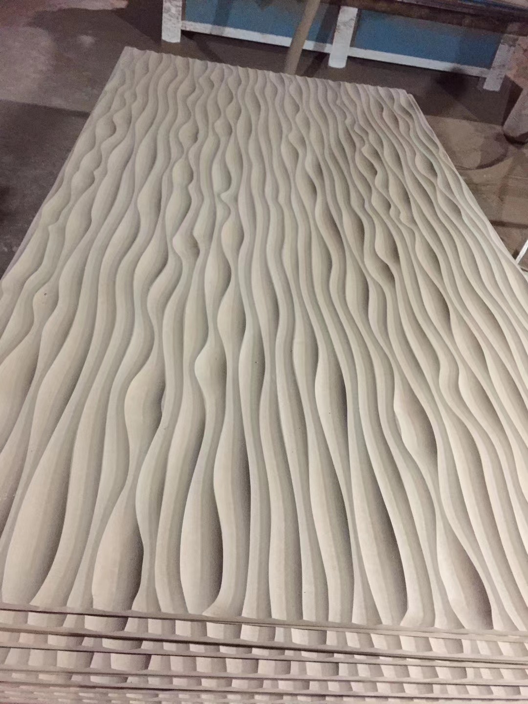 大小立体波浪板墙面背景墙波纹板雕刻造型板室内装饰板材料厂家