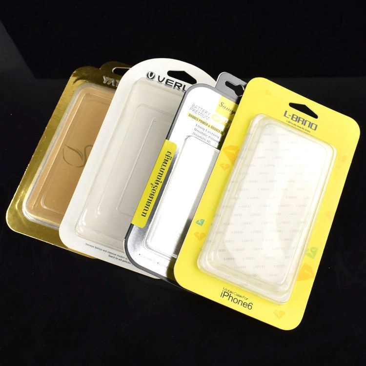 电子配件手机壳pvc吸塑包装热压纸卡对裱插卡电池u盘高周波包装盒