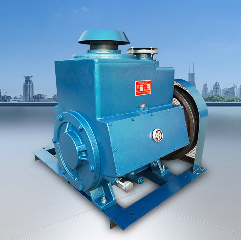 2x系列旋片式真空泵 低噪音工业真空泵 2x-70皮带轮双级真空泵