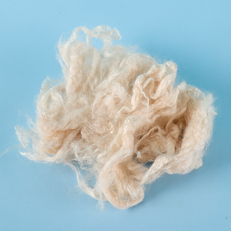 现货供应艾草纤维 天然植物纤维纱线面料原料 库存织袜纱线纤维