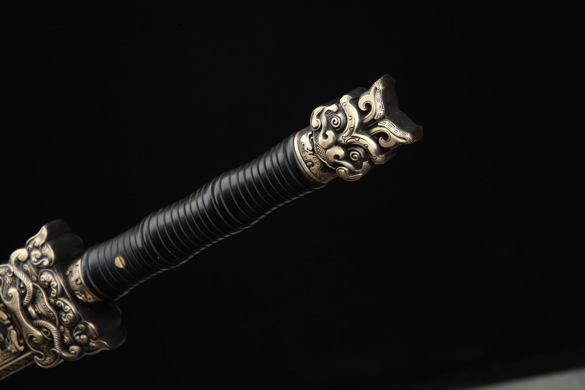 龙泉市刀剑一体防身影视宝剑花纹钢烧刃春秋汉剑冷兵器摆件未开刃