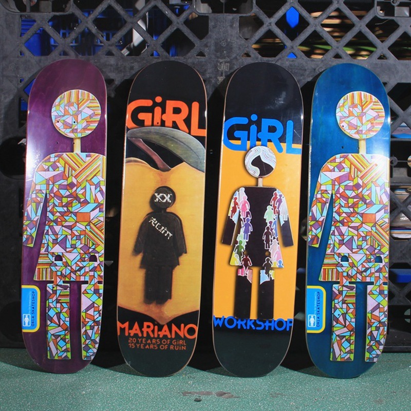 【小量定 制】砂纸止滑布uv喷绘 王一博款滑板贴纸数码uv打印彩绘