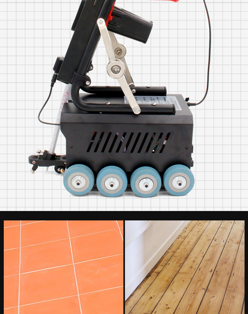 电动美缝打胶枪美缝剂机器人胶抢双管打胶机器施工家用全自动清缝