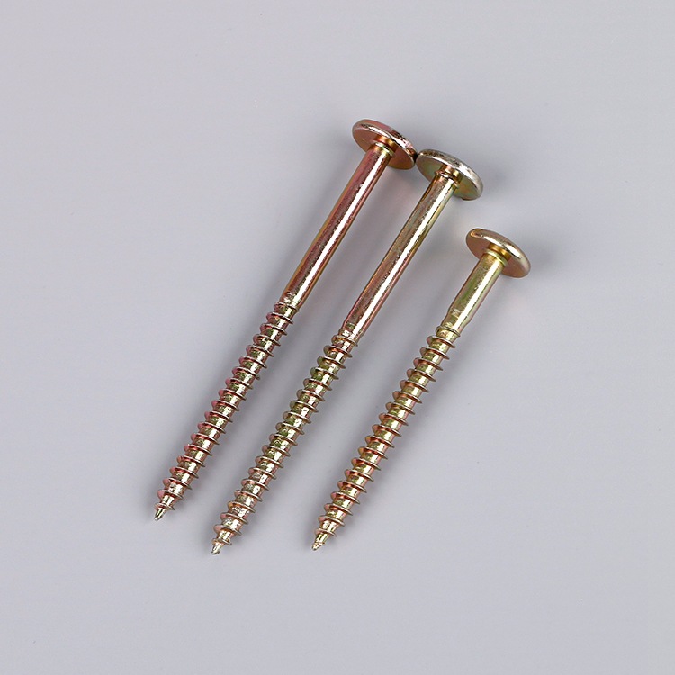 供应扁圆头家具木螺丝 碳钢内六角自攻螺钉 五金连接配件螺丝