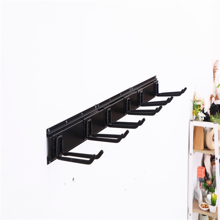 Garage Wall Mounted Hook Tool Bike Rack Hook Storage Bike Hook Heavy Duty Bearing Screws Black