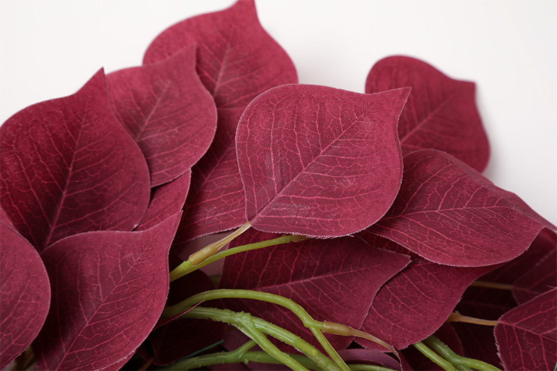 仿真藤条圆叶尤加利藤条金钱叶绿植跨境 家居吊顶装饰常春藤蔓条