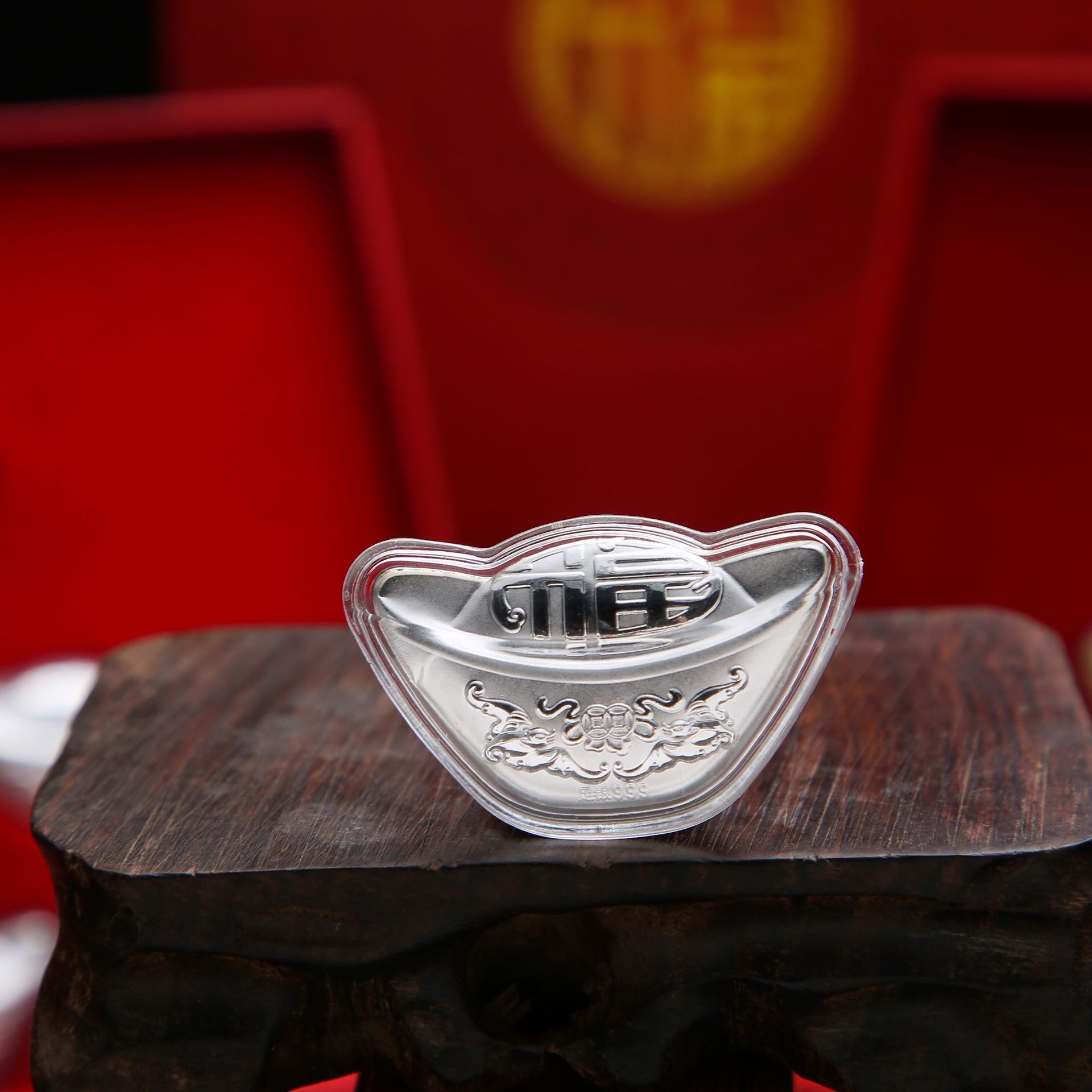 足银999白银万两财源广进万两黄金元宝套装 招财摆件礼品厂家批发