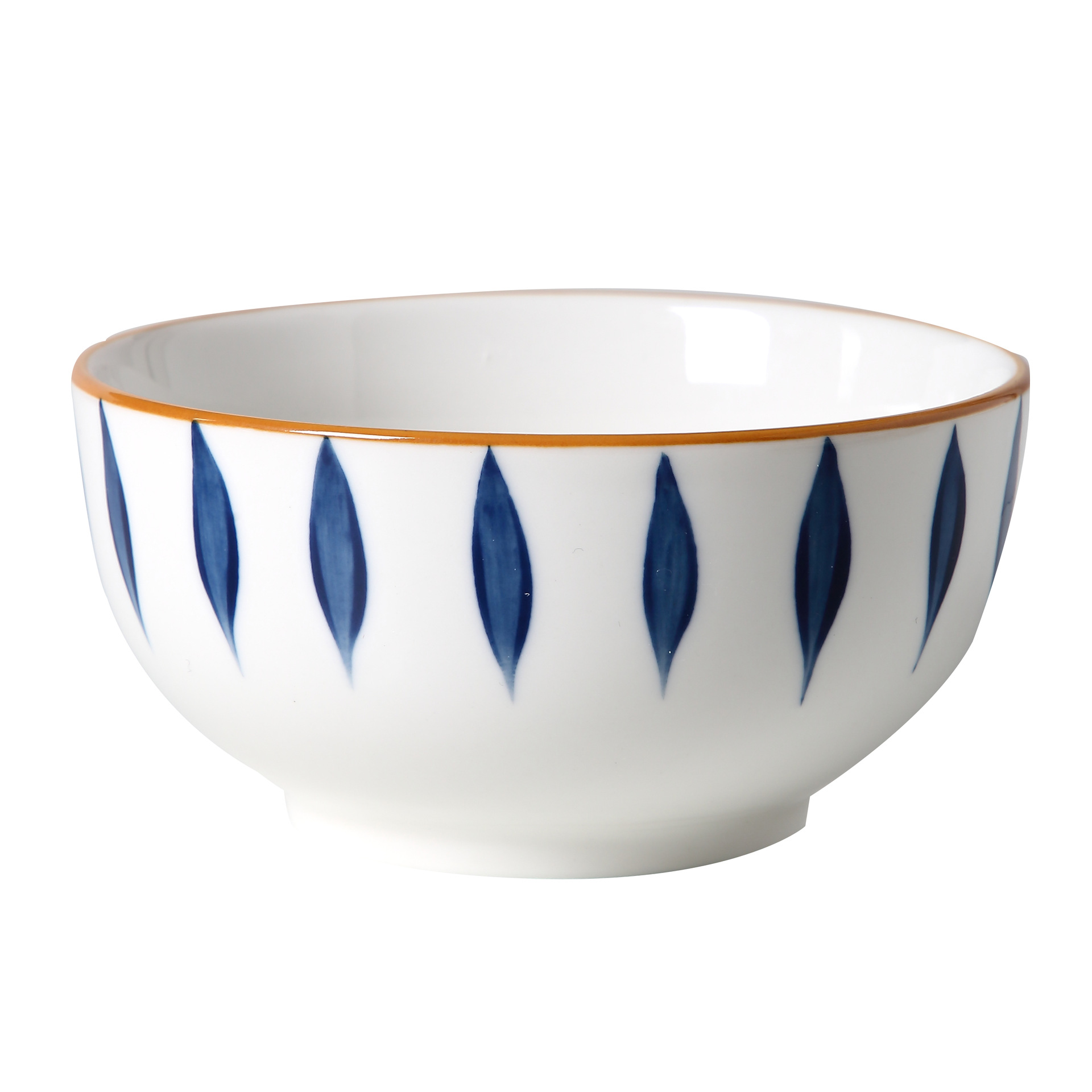 日式 家用 碗碟 陶瓷餐具 个性创意 千叶 饭碗拉面碗 盘子碗套装