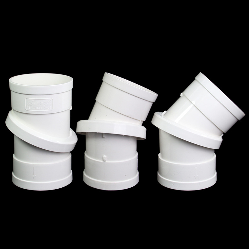 pvc旋转弯头110直接可360旋转管箍 0-45度排水50管件万向接头配件