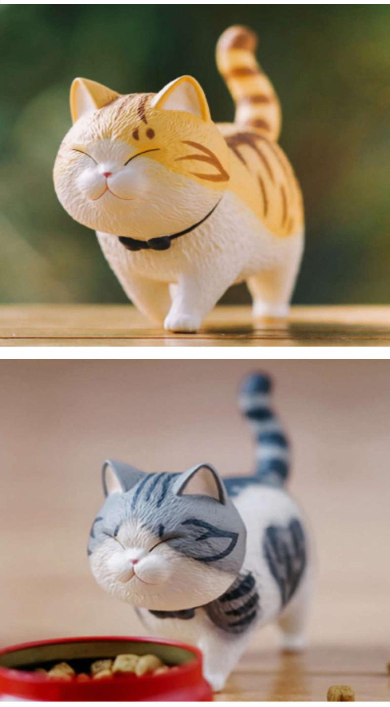 萌物手办模型 儿童玩具猫咪手办摆件 空想造物猫铃铛厂家直销