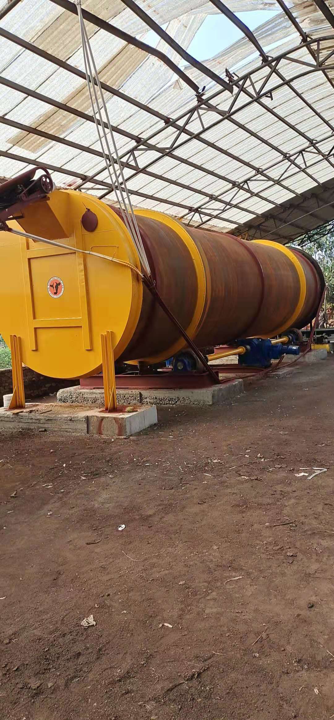 鸡粪发酵罐运行成本低卧式10吨