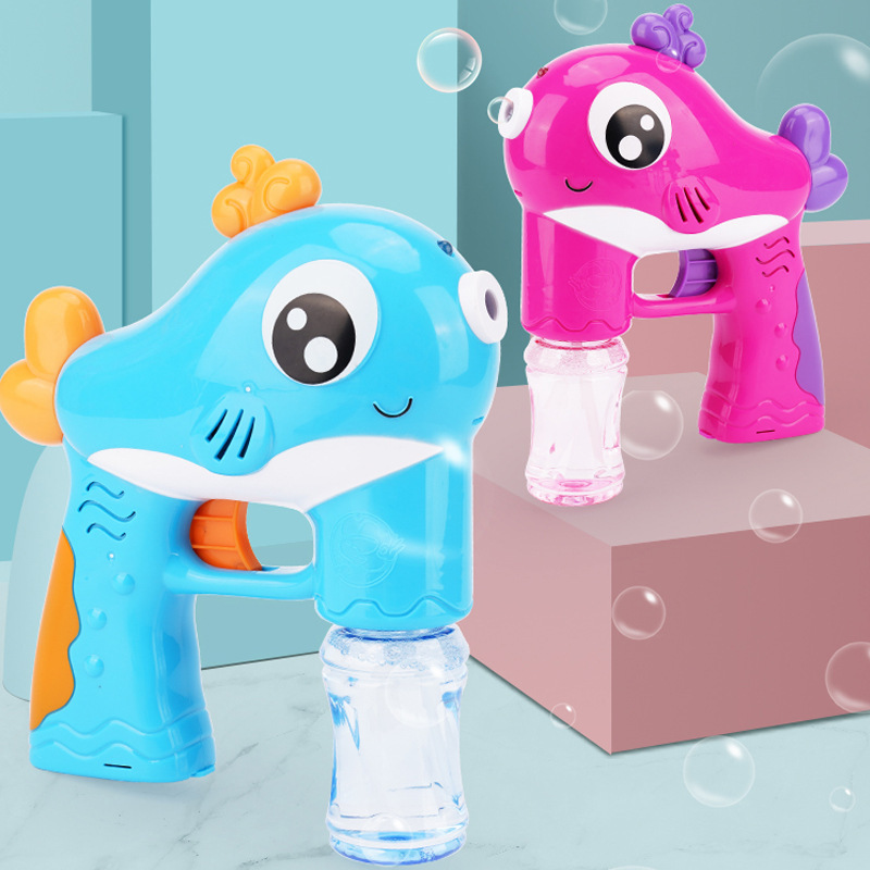 抖音网红同款自动泡泡枪发光发声带音乐电动吹泡泡机-阿里巴巴