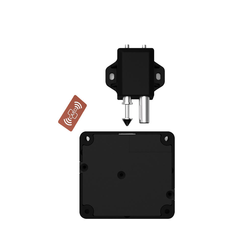 抽屉锁 免开孔柜子锁 衣柜锁柜门锁 电子感应锁暗锁内置 暗装隐形