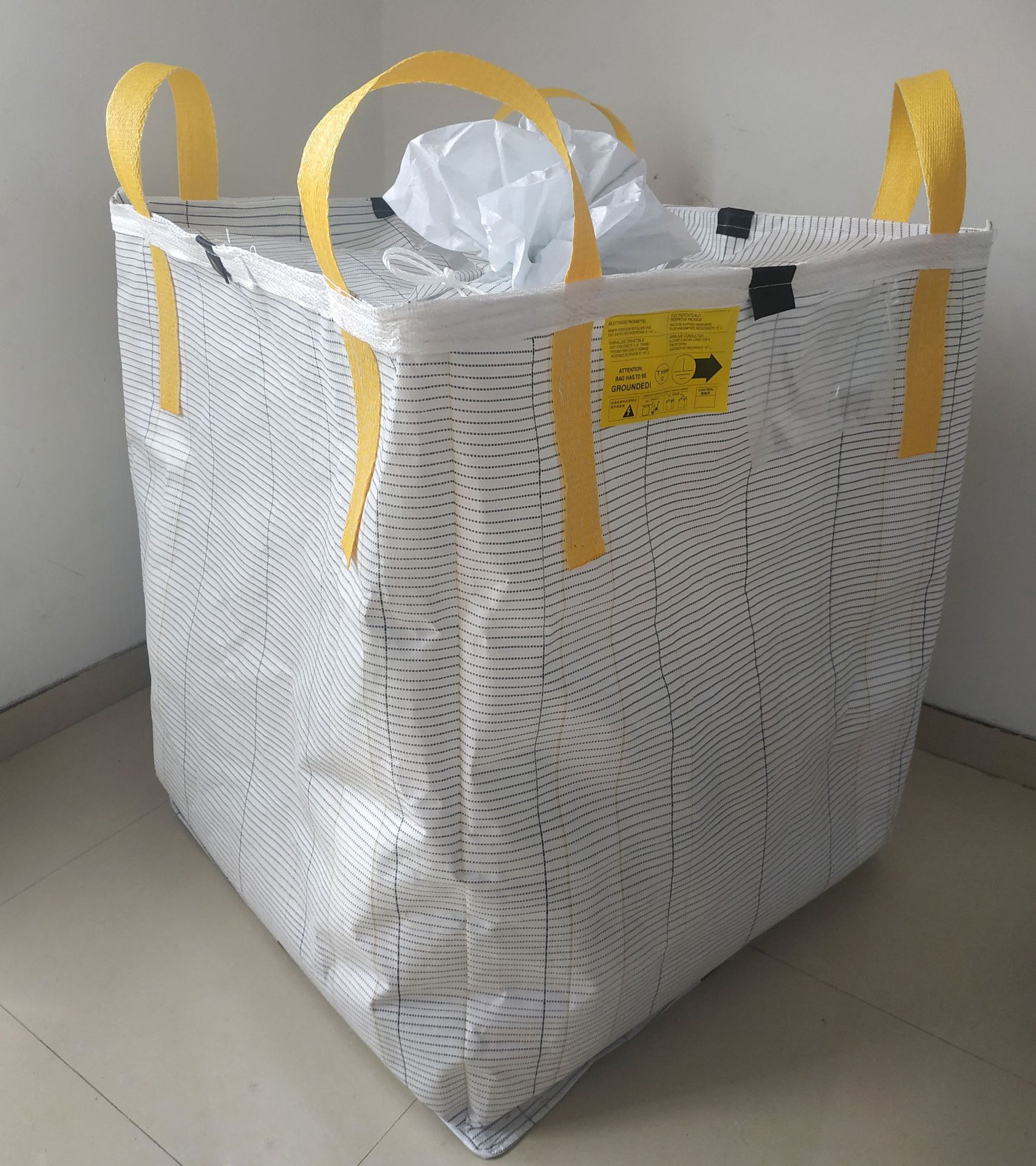 厂家定制95*95*120编织袋导电袋防静电集装袋吨包吨袋