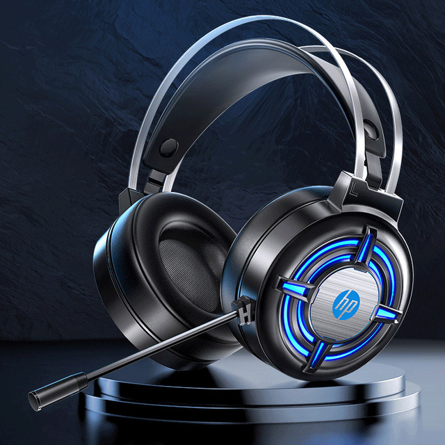 惠普h120g有线游戏耳机电竞rgb发光吃鸡电脑头戴式7.1usb耳机耳麦