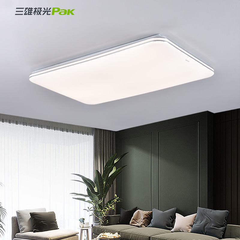 三雄极光led客厅吸顶灯柔线北欧灯具客厅灯现代简约吸顶灯卧室灯