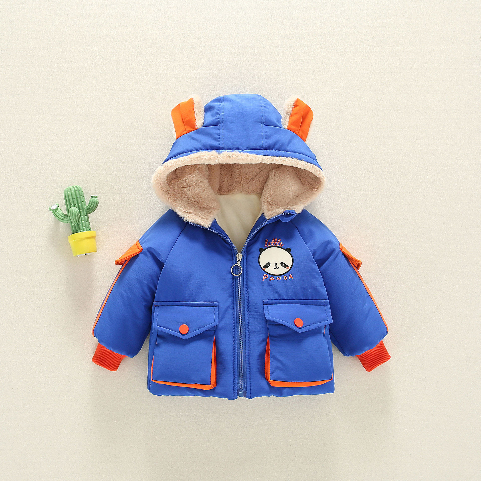 男童冬装棉衣洋气外套儿童休闲棉服宝宝加绒套棉袄外衣婴儿加厚衣