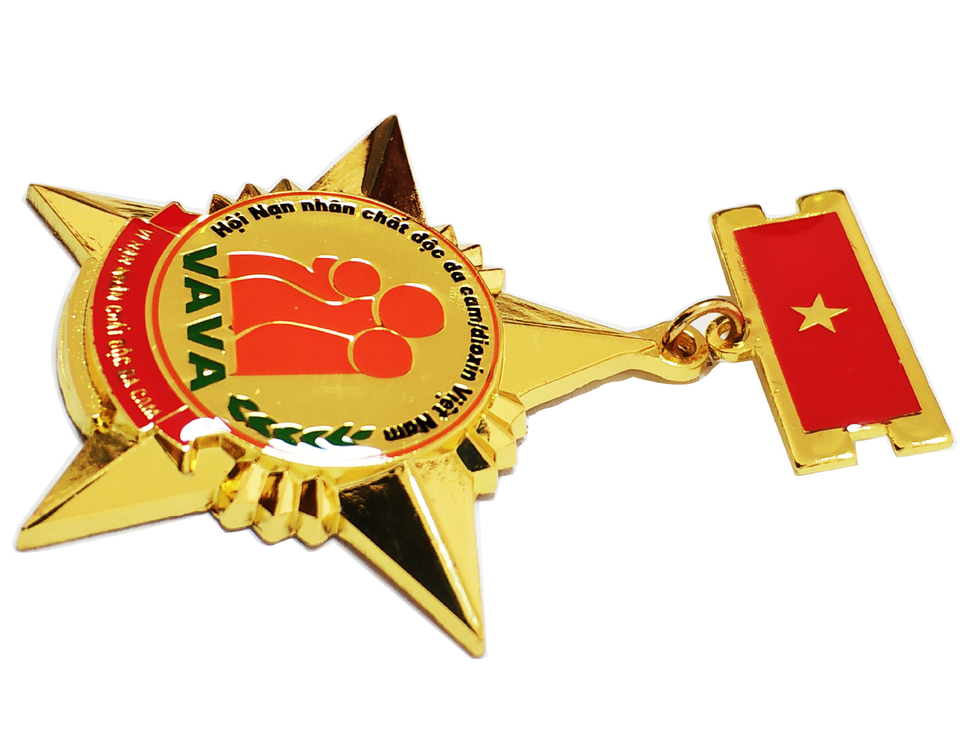 五角星徽章退伍军人纪念品 五角星荣誉勋章 五角星金典胸章徽章