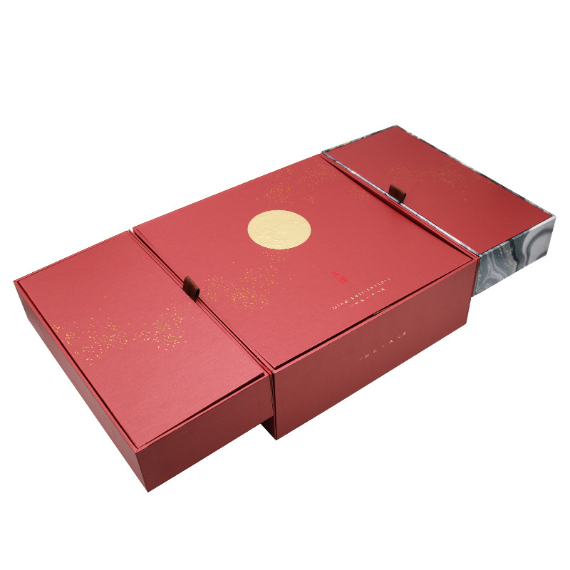 茶叶盒 创意茶叶礼品包装盒长方形双开门翻盖礼盒配套手提袋 纸盒