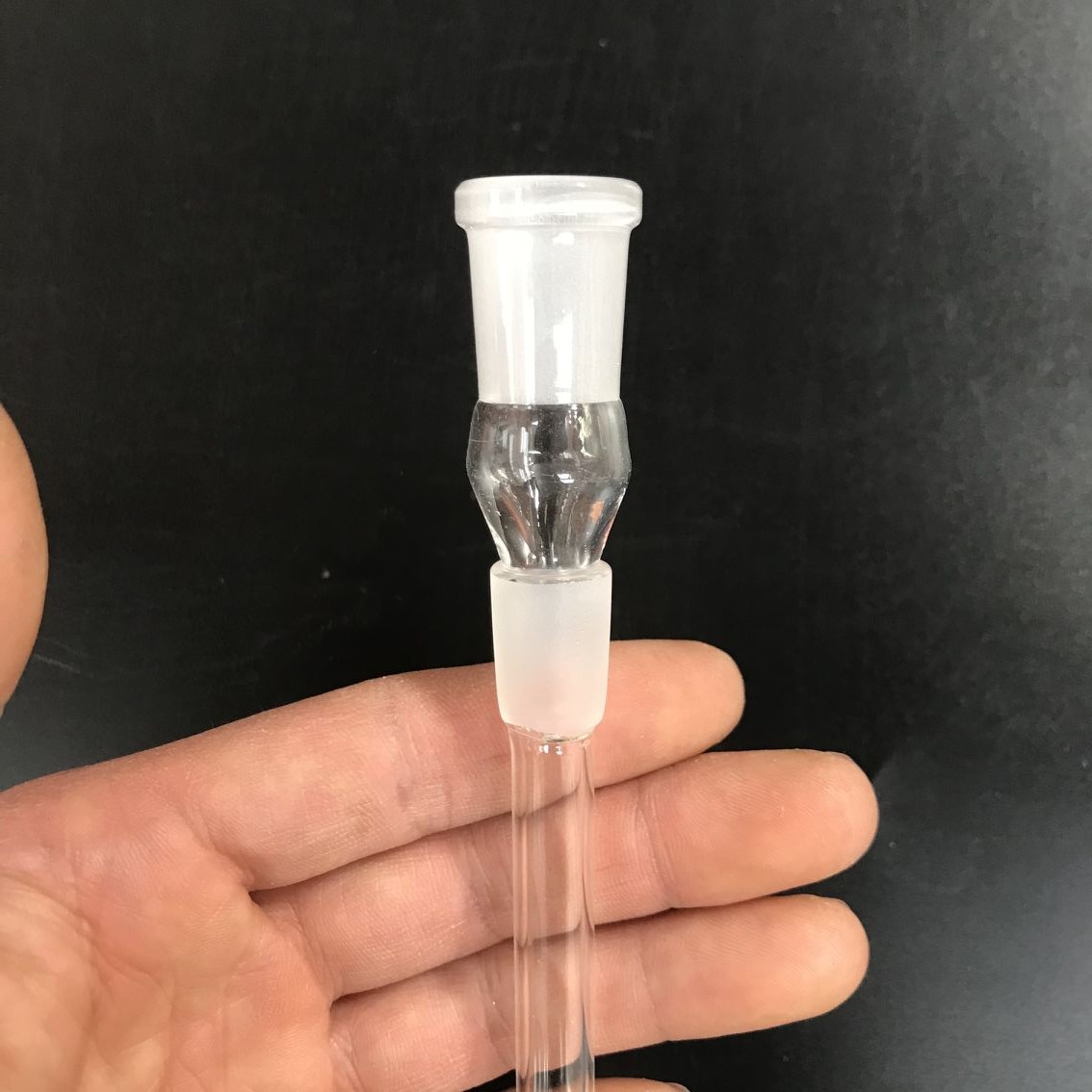 玻璃水烟壶烟枪配件14标准口上口下塞