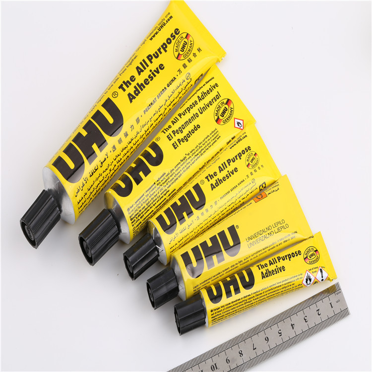 uhu软性33ml强力透明胶水布艺胶模型塑料胶万能胶多用途柔性胶水