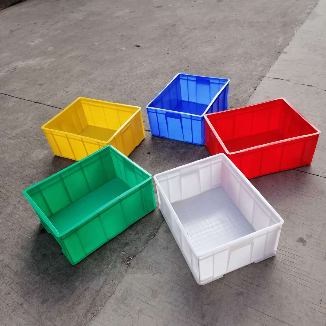 小塑料筐3塑料周转箱350265125小号胶框周转箱物料盒颜色多样