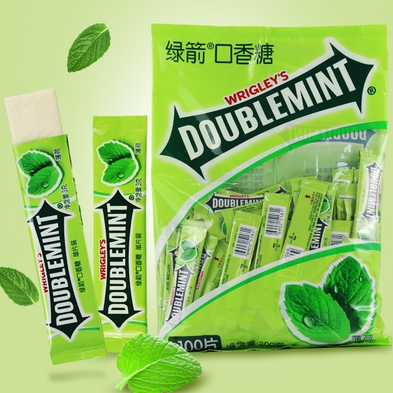 口香糖50-100片装箭牌清新口气薄荷糖招待怀旧休闲小零食包邮