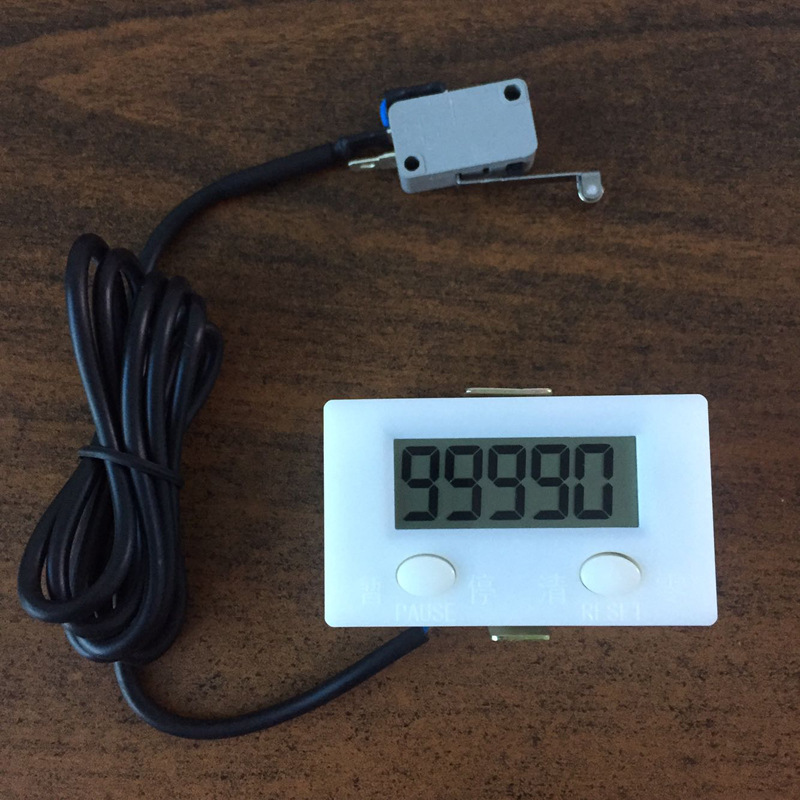 5位加减可逆电子数显计数器zx-5w  1个微动开关7-2 - 套装