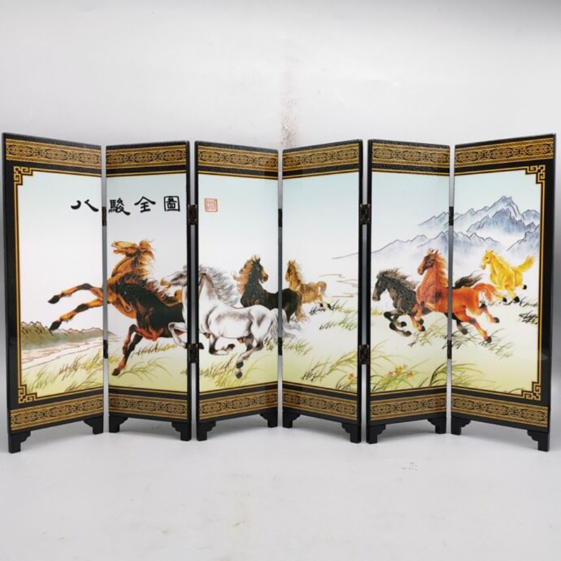 漆折叠屏风
