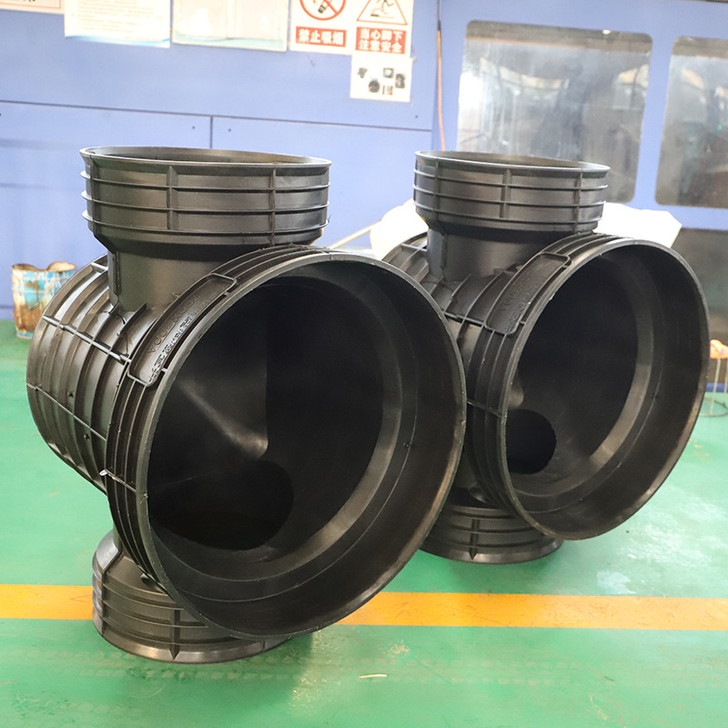 管道塑料检查井 农村流槽污水处理检查井阀门井 pe塑料检查井