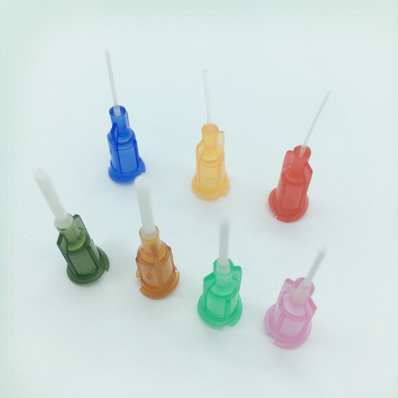 20#20g/20号/9号/9#粉红色pp软性点胶机针头pp挠性点胶机针头