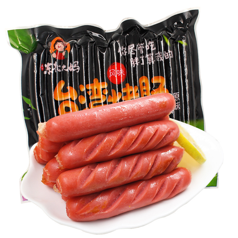 【10根】台式烤肠冷冻食品烧烤香肠早餐热狗肠手抓饼香肠火腿批发