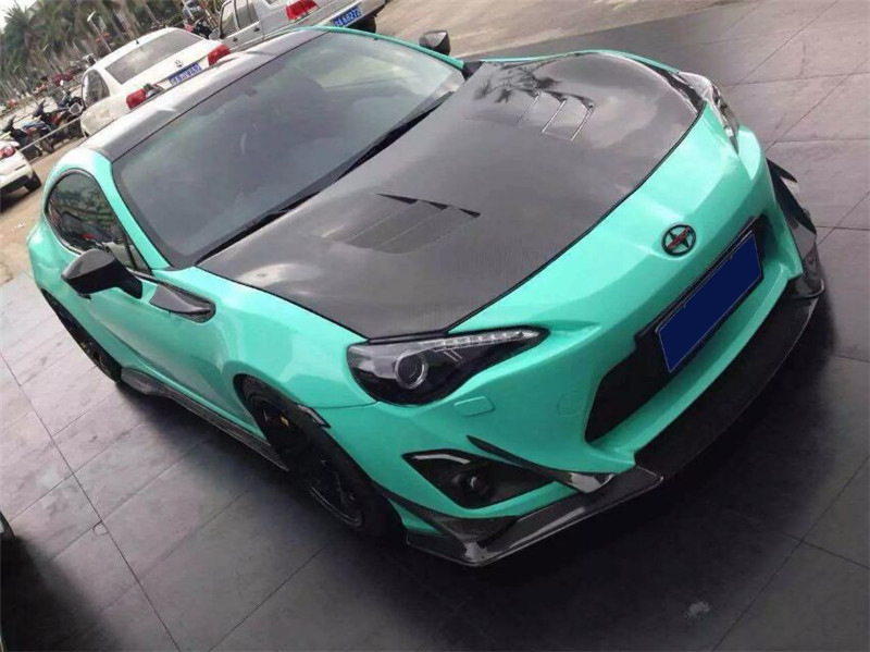 适用于丰田86引擎盖碳纤维改装开孔varis款gt86通装配件工厂直供