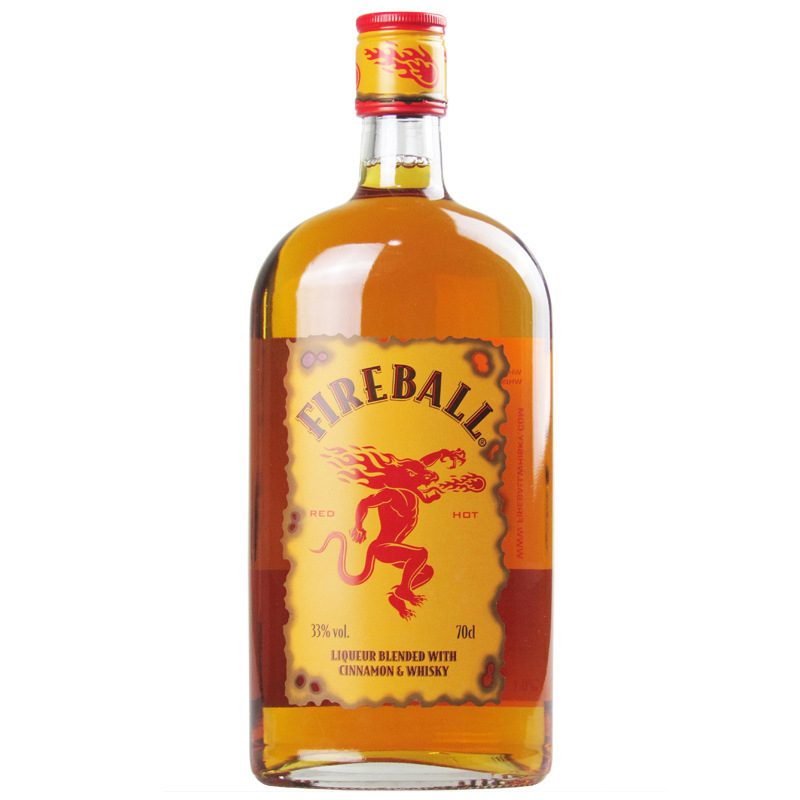 洋酒 火龙肉桂威士忌 fireball cinammon whisky 加拿大进口 烈酒