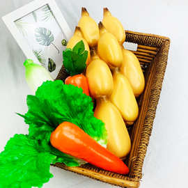 仿真塑料莲藕假莲藕假蔬菜模型装饰幼儿启蒙教具橱柜展厅摄影道具