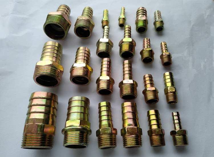 镀锌钢宝塔接头外丝六角皮管格林头软管水管水嘴2分3分4分6分1寸