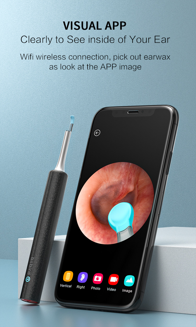 批发高清耳道内窥镜智能无线wifi内窥镜安卓手机耳朵耳镜内窥镜