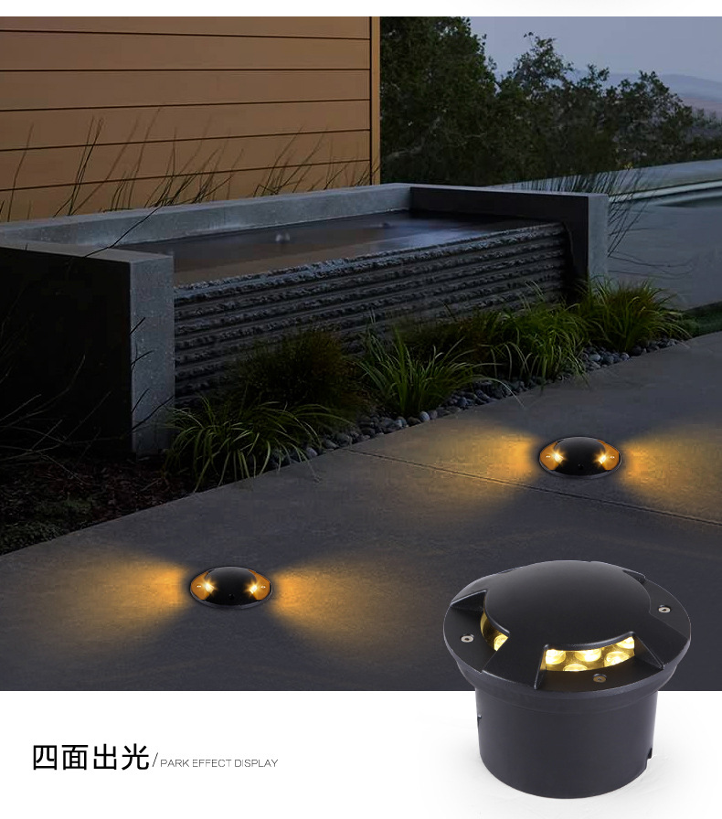 嵌入式地埋灯led户外防水地灯射灯侧透光地面灯室外地坪灯庭院灯