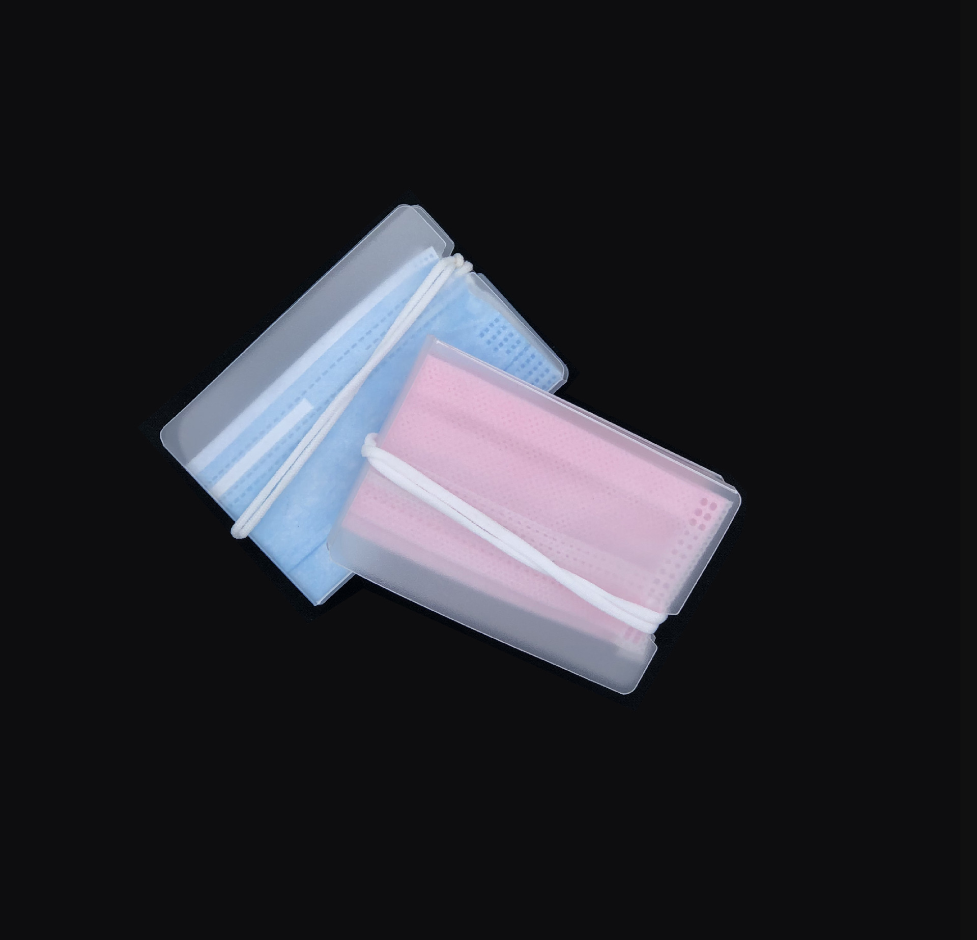 厂家供应亚马逊货源便携式一次性口罩收纳夹 可折叠口罩收纳神器